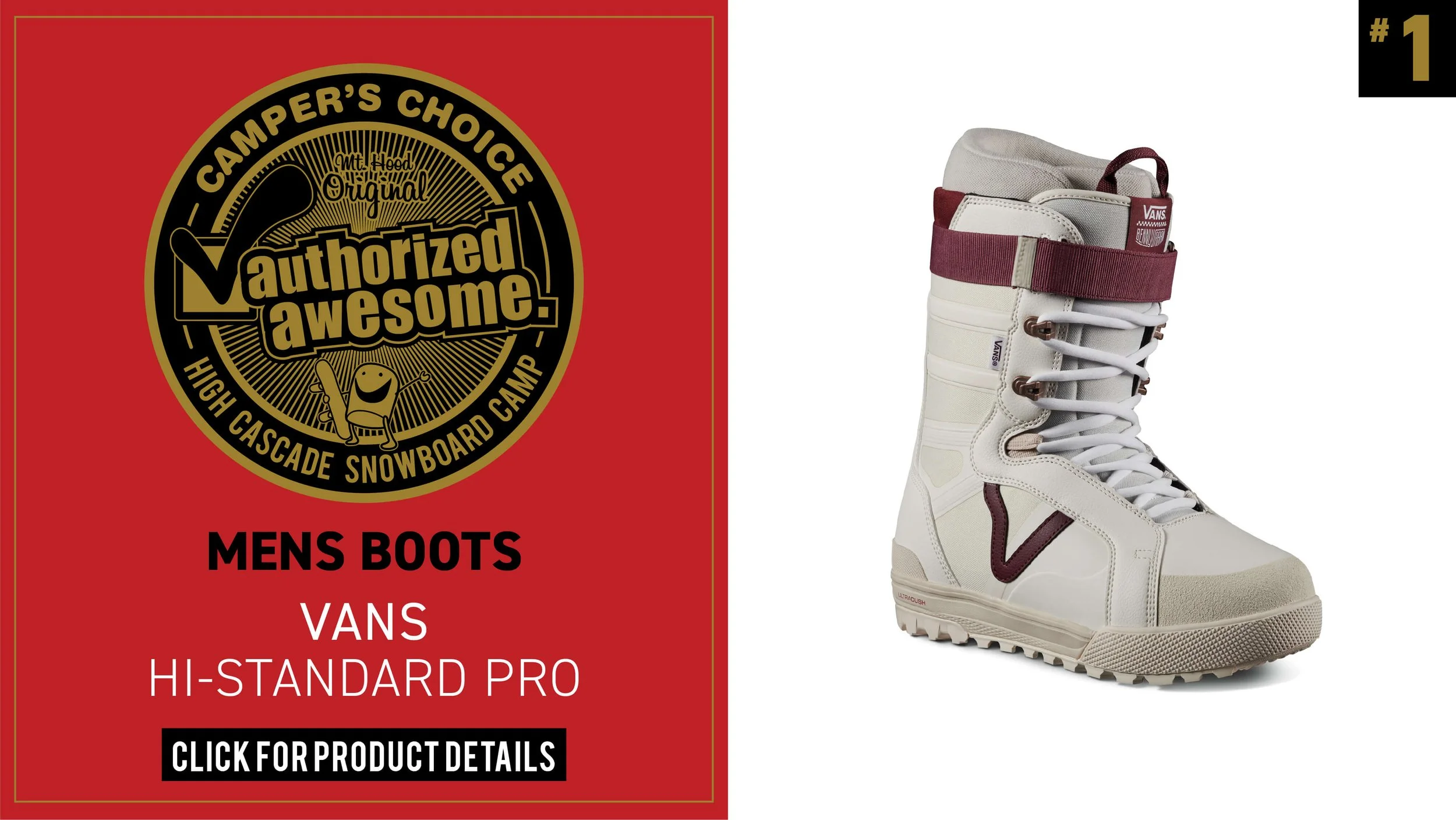23-24 VANS HI-STANDARD PRO BURGANDY 23.5 バンズ VANS スノボー